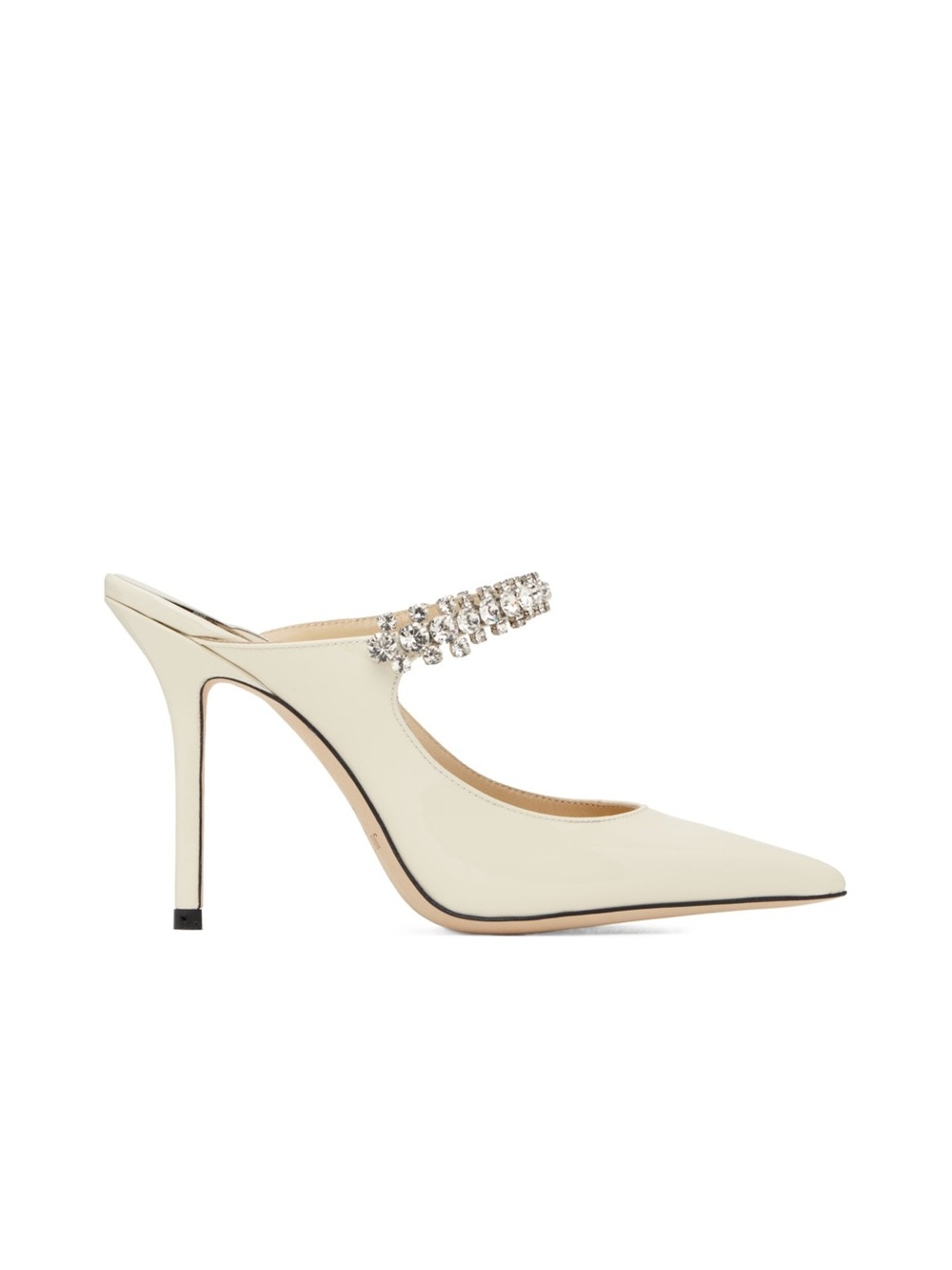Jimmy Choo Bing 100 Ivory Heels - Picture 7 of 8